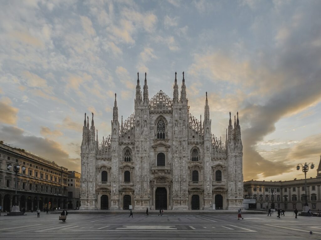 Historic architecture in Milan reflecting the city's rich cultural heritage
